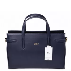 کیف وارداتی Dior چرم سورمه‌ای بزرگ/ دیور
