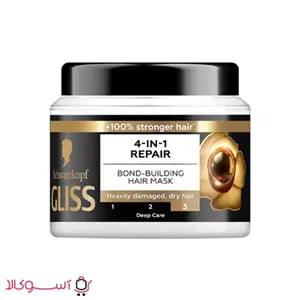 ماسک مو ترمیم کننده و تقویت کننده گلیس 4 در 1 مدل Repair حجم 400 میل