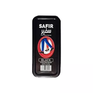 واکس کفش سفیر مدل اسفنجی بلک کد 295448