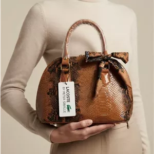 کیف زنانه پوست پلنگی قهوه ای LOUIS VUITTON ترند مد