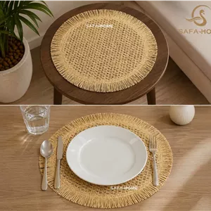 رومیزی عسلی حصیری