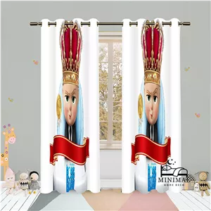 پرده کودک طرح بچه رئیس مدل W5104