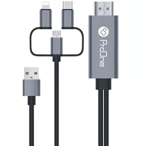 کابل HDMI پرووان ProOne مدل PCH70 چند سر مناسب اندروید و آیفون