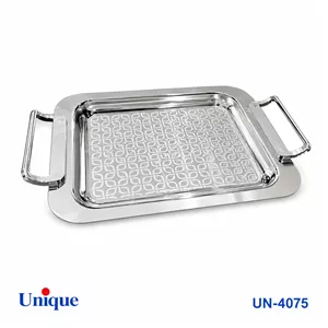 سینی استیل براق کوچک یونیک