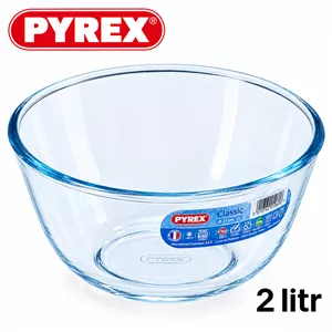 کاسه گرد PYREX ظرفیت ۲ لیتر
