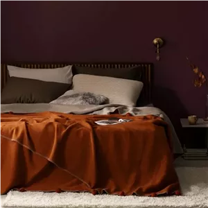 پتو 2 نفر مادام کوکو مدل Foche Tile-Mink سایز 220x200 سانتی‌متر