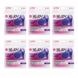 مسواک زبان زبان‌شور ریجوی مدل Oral Care با خاصیت ضدعفونی کننده دهان 6 بسته 5 عددی 