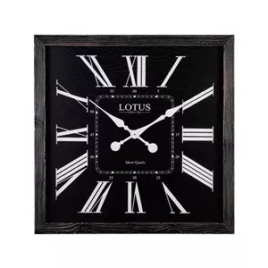 ساعت دیواری عقربه‌ای با نشانگر عددی لوتوس مدل WD-2533-BLACK