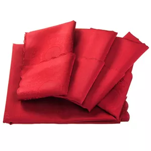 رومیزی پلی استر مستطیلی 220 × 150 رزین تاژ طرح رومانس