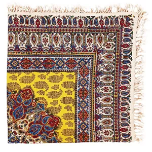 رومیزی قلمکار مدل ترنج 2