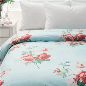 روکش لحاف پنبه انگلیش هوم مدل Rosejoy یک نفره سایز 220x160 سانتی‌متر 
