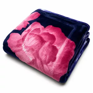پتو 2 نفره نرمینه بافت مدل نسیم کد 62 سایز 230x210 سانتی‌متر