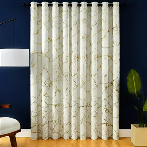 پرده پانچ تیکو دکو مدل مخمل هازان طلاکوب سوپر گلد سایز 280 × 300 سانتی‌متر
