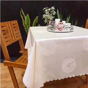 رومیزی رزین تاژ مدل رمانس سایز 180x150 سانتی‌متر