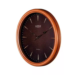 ساعت دیواری عقربه‌ای با نشانگر عددی و خطی لوتوس مدل WD-1227-BR