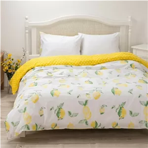 روکش لحاف پنبه انگلیش هوم مدل Lemon دو نفره سایز 220x200 سانتی‌متر 