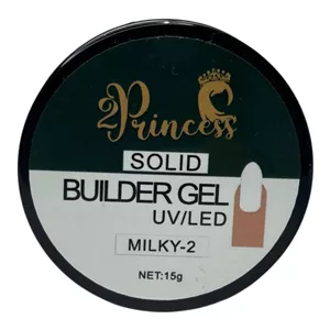 سولید ژل کاشت ناخن پرنسس مدل MILKY حجم 15 میلی لیتر
