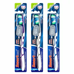 مسواک اسمارت اورال مدل Deep Clean با برس نرم مناسب برای همه دندان ها بسته 3 عددی 