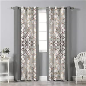 پرده نیروانا مدل pl2314  سایز 280x140 سانتی‌متر مجموعه 2 عددی