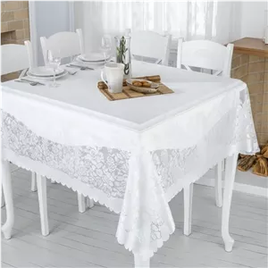 رومیزی انگلیش هوم مدل Rosy Rain سایز 220x145 سانتی‌متر