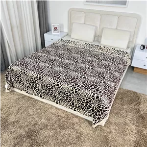 پتو‌چهارفصل 2نفره طرح دار دورو کد11