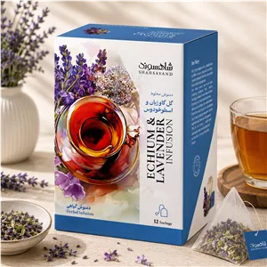 دمنوش آرام بخش گل گاوزبان و اسطوخودوس شاهسوند