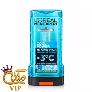 شامپو سر و بدن مردانه لورآل مدل Cool Power –3°C حجم 300 میلی لیتر