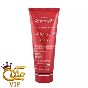 کرم ضد آفتاب روشن کننده و ضد چروک آردن اکسپرتیج مدل VITA-SUN حجم 45 میلی لیتر