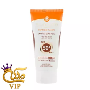 ضد آفتاب رنگی سان سیف مدل Whitening حجم 50 میلی لیتر