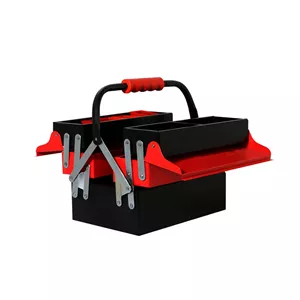 جعبه ابزار 3 طبقه 30 سانت فلزی آروا مدل 4703