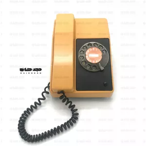 تلفن آلمانی زرد رنگ - German Vintage Telephone