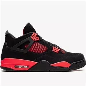 کتونی نایک ایرجردن ۴ رد تاندر مشکی قرمز Nike Air Jordan 4 Red Black