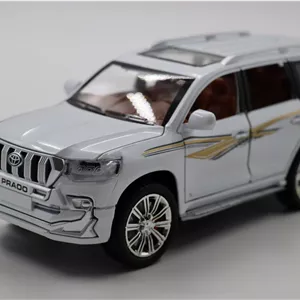 ماشین فلزی تویوتا پرادو سفید  1 24 SR_2402