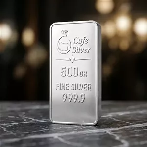 شمش نقره 500 گرمی کافه سیلور 