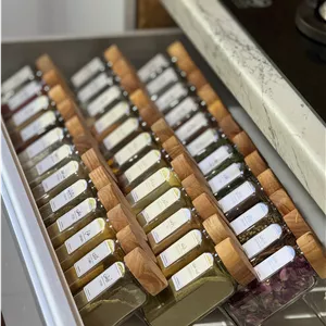 پک جا ادویه درب چوبی ۳۶ عددی
