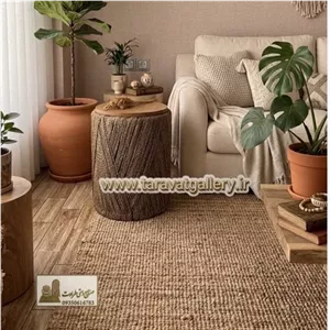 پاف حصیری اسکلت فلزی طرح روژان مبلمان آپادانا مدل 611649