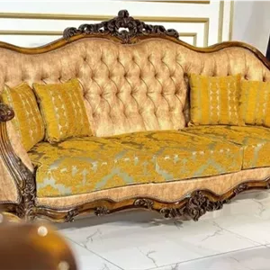 مبل اقساطی کلاسیک 7نفره مدل لیون مبلمان آپادانا مدل 615703