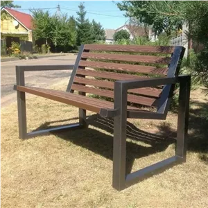 نیمکت چوبی فلزی الوا مبلمان آپادانا مدل 616190