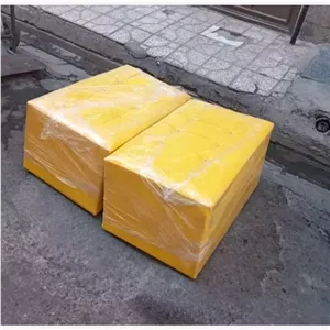 پاف دونفره چرم مبلمان آپادانا مدل 616248