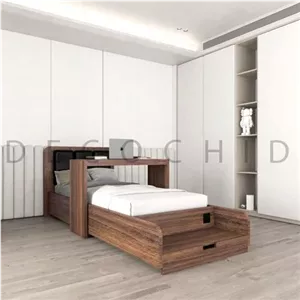 تخت خواب دونفره تمام ام دی اف...F213 مبلمان آپادانا مدل 602100