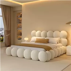 تخت خواب تدی دونفره لوکس مدل پنبه سایز 200180 سانتی متر مبلمان آپادانا مدل 602288