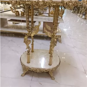 میز گل سرخ بیضی 4 فرشته مبلمان آپادانا apadana مدل 619354