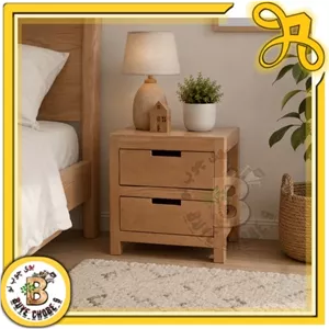 میز پاتختی چوب طبیعی مدل پارمیس بوی چوب نو مبلمان آپادانا apadana مدل 620591