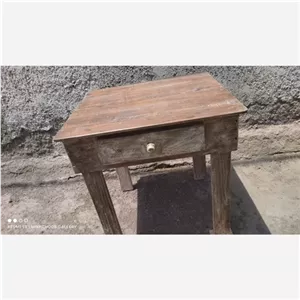 میز چوبی پاتختی کنسول طرح کشو پتینه مبلمان آپادانا apadana مدل 623017
