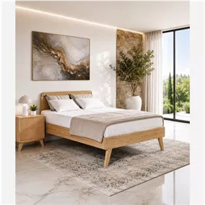 تخت خواب یکنفره مدل B90 سایز 200 در 90 سانتیمتر مبلمان آپادانا مدل 603140