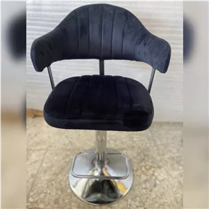 صندلی اپن جزیره کانتر بار پیشخوان مدل هوگو پایه کروم نقره ای مبلمان آپادانا apadana مدل 630439