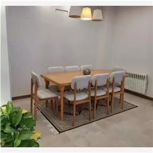 میز ناهارخوری مینیمال پرومکس 6نفره مبلمان آپادانا مدل 605073