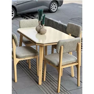 نهارخوری 4نفره مدل پرومکس چوب روس مبلمان آپادانا مدل 605790