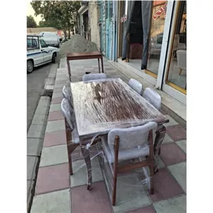 ناهار خوری مدل پرومکس چوب راش مبلمان آپادانا مدل 606130