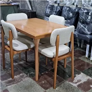میزناهارخوری چوبی 4 نفره مدل پرومکس جدید مبلمان آپادانا مدل 606334
